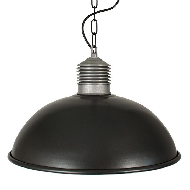 Industriële lampen Hanglamp Industrieel II Antraciet, Huis en Inrichting, Lampen | Hanglampen, 75 cm of meer, Nieuw, Metaal, Overige materialen