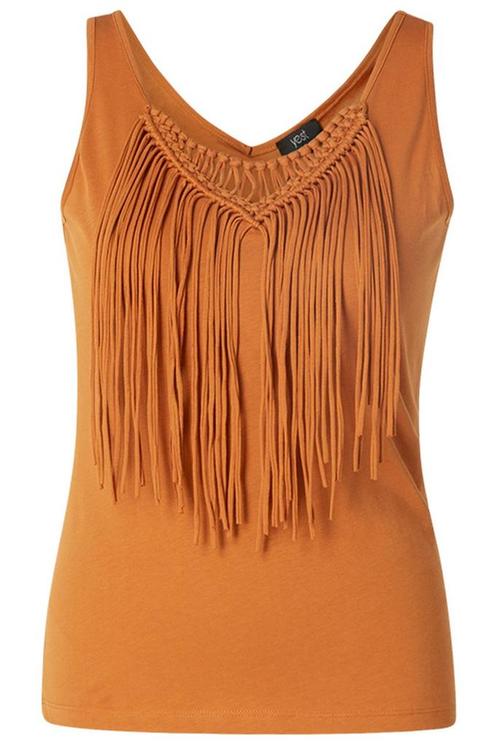 Singlet franjes country en0(46)Maat 46/48 (XL) of groter, Kleding | Dames, T-shirts, Overige kleuren, Nieuw, Maat 46/48 (XL) of groter