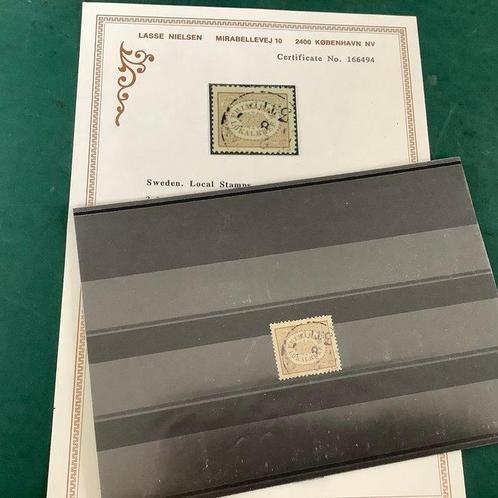 Zweden 1862 - Lokaal postbedrijf met een goede centrering en, Postzegels en Munten, Postzegels | Amerika