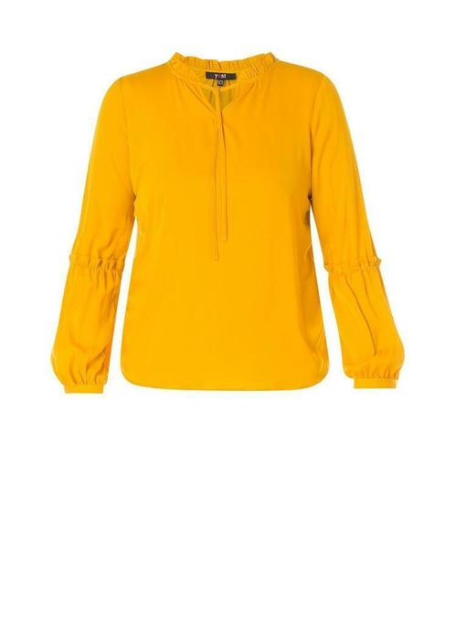 Blouse Yesta pofmouw maat 54/56, Kleding | Dames, Blouses en Tunieken, Verzenden