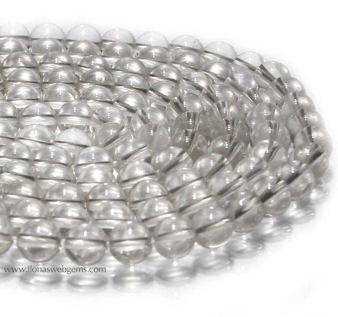 Bergkistal kralen / edelsteen kralen / zelf sieraden maken, Hobby en Vrije tijd, Kralen en Sieraden maken, Kraal, Nieuw, Verzenden