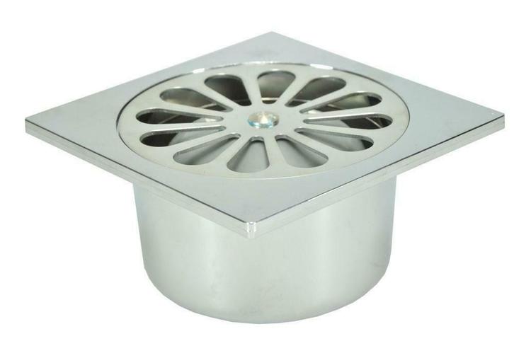 chroom ABS doucheput 10x10 onder 40mm, Doe-het-zelf en Bouw, Buizen en Afvoer, Ophalen of Verzenden