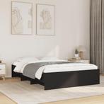 vidaXL Bedframe bewerkt hout zwart 120x200 cm, Huis en Inrichting, Slaapkamer | Bedden, Verzenden, Nieuw