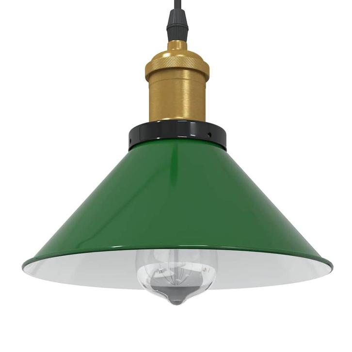 vidaXL Hanglamp in hoogte verstelbaar E27 Ø22 cm metaal, Huis en Inrichting, Lampen | Overige, Nieuw, Verzenden