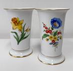 Meissen - Vaas (2) - Porselein - Twee Meissen vazen, Antiek en Kunst