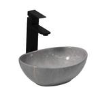 SALE - Durva 35 - Grijs marmer - Waskom -  -  - Keramiek -, Ophalen of Verzenden, Nieuw