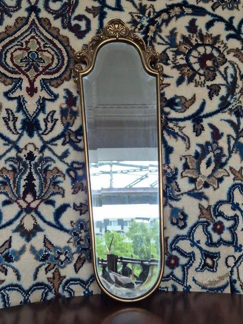 Spiegel- Vloermoeder – staand – sierlijst met, Antiek en Kunst, Curiosa en Brocante