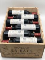 12 x 75cl Chateau La Haye 1988 (Bordeaux, rood), Verzamelen, Wijnen, Ophalen of Verzenden, Nieuw, Frankrijk, Rode wijn