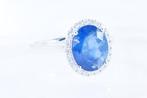 Sans prix de réserve - Bague Platine - 3.93ct. tw. Saphir -