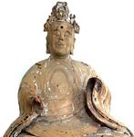 Houten beeld van Bodhisatta - Hout - Japan - 1220 (Jky 2), Antiek en Kunst