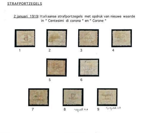 Italië - Dalmatië, Trente en Triëst 1919 - Trento & Trieste, Postzegels en Munten, Postzegels | Europa | Italië