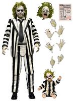 Beetlejuice Beetlejuice Action Figure Ultimate Striped Suit, Verzamelen, Ophalen of Verzenden, Nieuw