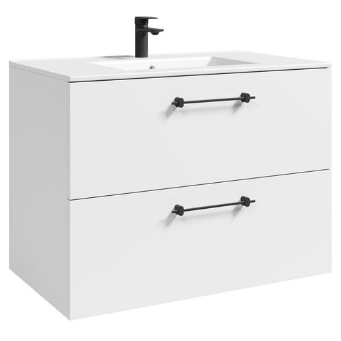 Badplaats Badkamermeubel Muro 80 cm - Wit - Badmeubel, Huis en Inrichting, Badkamer | Badkamermeubels, Nieuw, Verzenden
