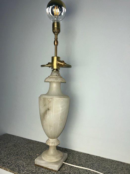 Tafellamp (2) - Albast, Messing, Antiquités & Art, Curiosités & Brocante