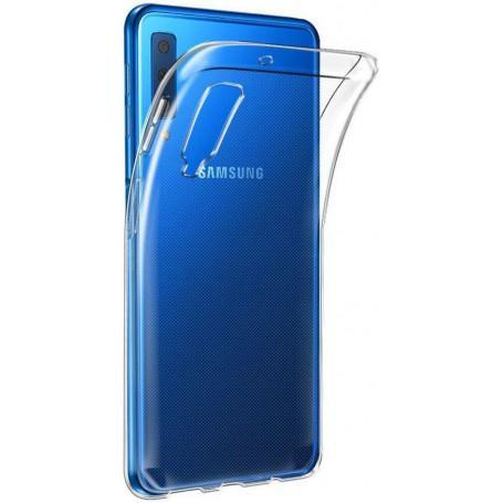 TPU case voor Samsung Galaxy A7 (2018) Transparant, Télécoms, Télécommunications Autre, Envoi