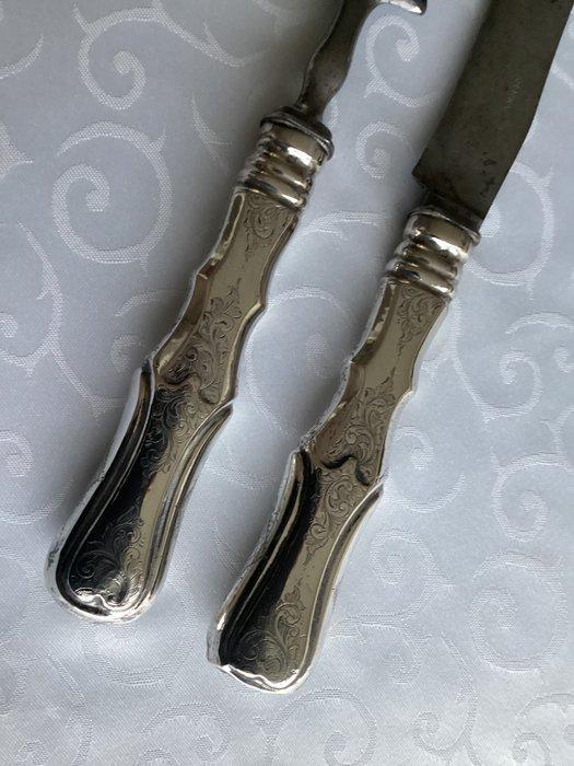 Ménagère (2) - Biedermeier - Argent - Traceercouvert, Antiek en Kunst, Antiek | Zilver en Goud