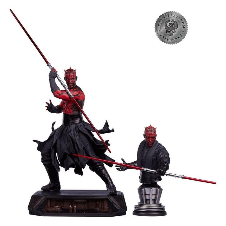 Star Wars Epic Series Statue 1/3 Darth Maul Platinum Exclusi, Verzamelen, Star Wars, Ophalen of Verzenden
