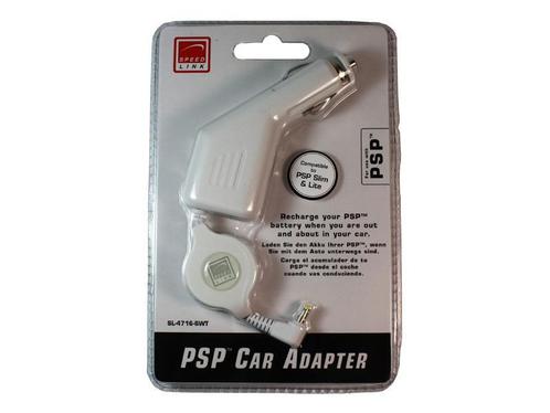 Speed-Link Car Adapter PSP wit  (PSP Nieuw), Games en Spelcomputers, Games | Sony PlayStation Portable, Ophalen of Verzenden