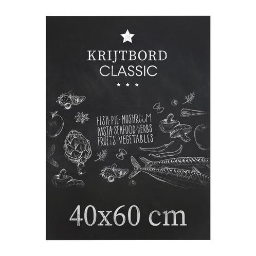 Krijtbord Classic 40x60 cm Horizontaal, Maison & Meubles, Accessoires pour la Maison | Cadres, Envoi