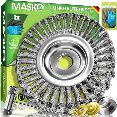 MASKO® Onkruidborstel voor bosmaaier en bosmaaier, onkruidbo, Doe-het-zelf en Bouw, Gereedschap | Overige machines, Verzenden