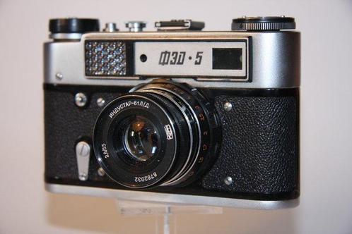 FED 5 + industar 55mm F2.8 Appareil photo argentique, Audio, Tv en Foto, Fotocamera's Analoog