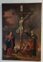 Franse school (XVIII) - Crocifissione, Antiek en Kunst