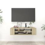 vidaXL Tv-hangmeubel 100x30x26,5 cm bewerkt hout sonoma, Huis en Inrichting, Verzenden, Nieuw