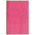 vidaXL Deurmat wasbaar 120x180 cm roze, Tuin en Terras, Verzenden, Nieuw