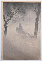 Kobayashi Kiyochika Verkenners bij Newchang op een, Antiek en Kunst