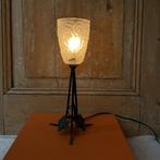 Art Deco Table Lamp - Bureaulamp - Satijnachtig glas,