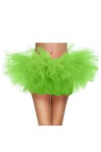 Extra Korte Tutu Neon Groen Tule Rokje XS-S-M Ballet Pettico, Ophalen of Verzenden