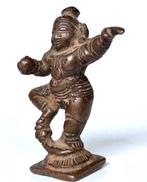Devotioneel bronzen beeld van dansende Bala Krishna -, Antiek en Kunst