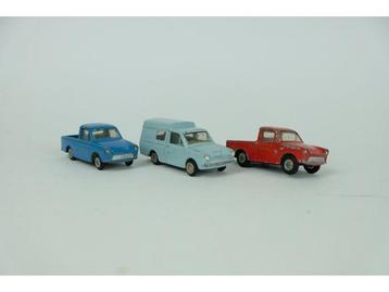 Lion Toys - 1:43 - 3x Vintage DAF Pick-Up, DAF 750