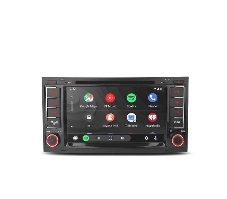 Autoradio 7  Android 12 Octa-Core Multimédia Dvd Gps Pour Vo, Auto diversen, Autonavigatie, Verzenden