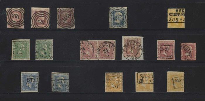 Pruisen - PREUSSEN zeer nette collectie op 2 albumpaginas, Timbres & Monnaies, Timbres | Europe | Allemagne