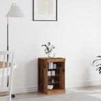 vidaXL Sideboard met LED Verlichting Oude Hout 41x37x67 cm, Verzenden, Nieuw