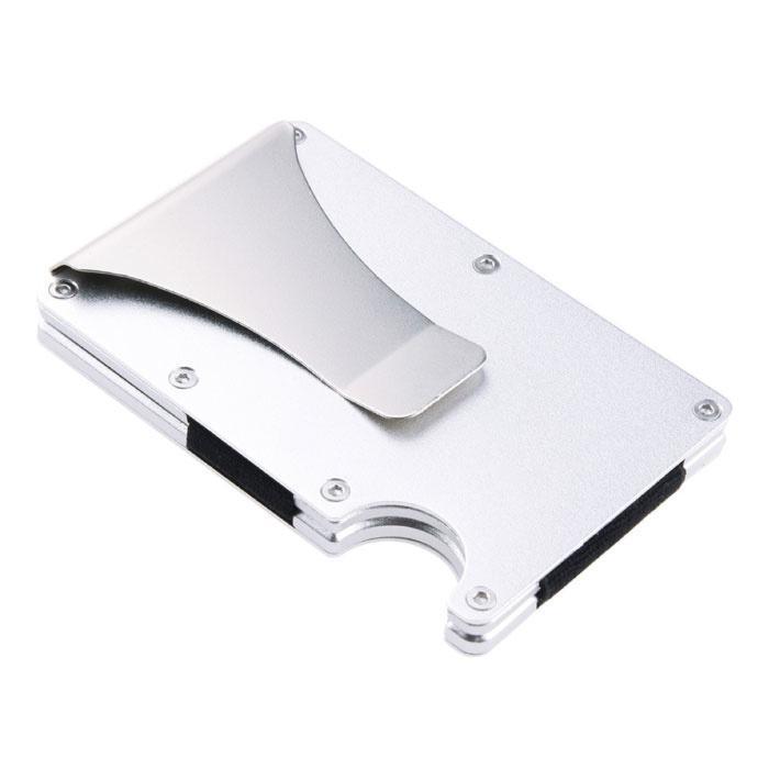 Aluminium Carbon Fiber Wallet - Portemonnee Portefeuille, Handtassen en Accessoires, Portemonnees, Nieuw, Verzenden