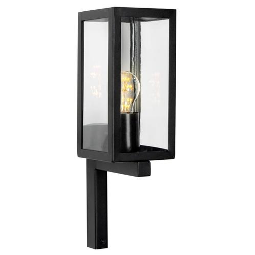 Strak & modern Huizen Muurlamp Zwart Buitenverlichting, Tuin en Terras, Buitenverlichting, Verzenden