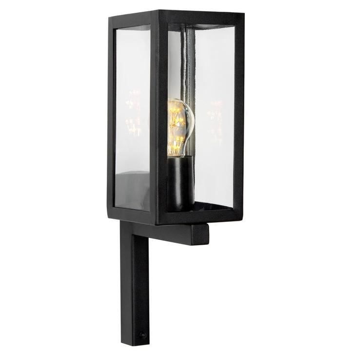 Strak & modern Huizen Muurlamp Zwart Buitenverlichting, Tuin en Terras, Buitenverlichting, Verzenden