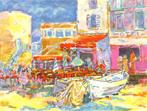 Gérard Vieillevie (1939-1992) - Barques à Saint Tropez
