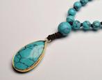 Turquoise - Blue Turquoise - Halsketting - rozenkrans