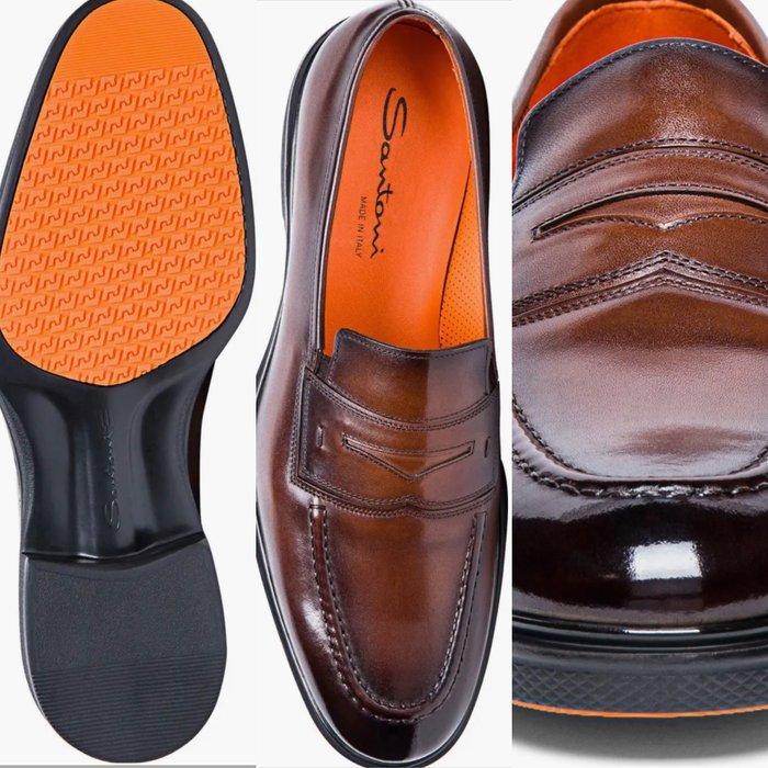 Santoni - Loafers - Maat: EU 43.5 - Nieuw in doos, Kleding | Heren, Schoenen