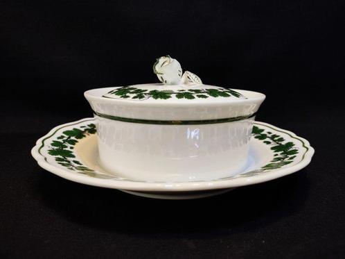 Meissen - Beurrier - runde Deckeldose 18,5x8,0 cm, Antiek en Kunst, Antiek | Meubels | Tafels