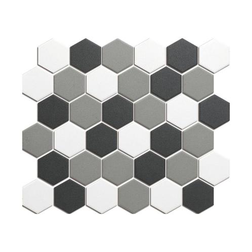 Mozaïek London 28.1x32.5 cm Onverglaasd Porselein Hexagon,, Bricolage & Construction, Sanitaire, Enlèvement ou Envoi