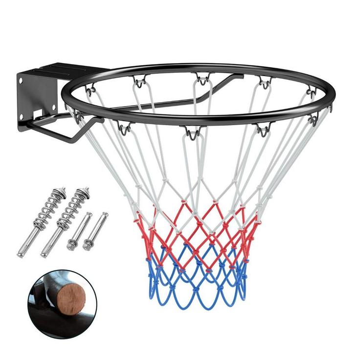 2dekans | Coast Basketbalring Ø 45 cm Zwart – Massieve, Sports & Fitness, Basket, Enlèvement ou Envoi