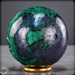 Zeer zeldzame natuurlijke Cuprit-Malachiet-bal uit Congo.