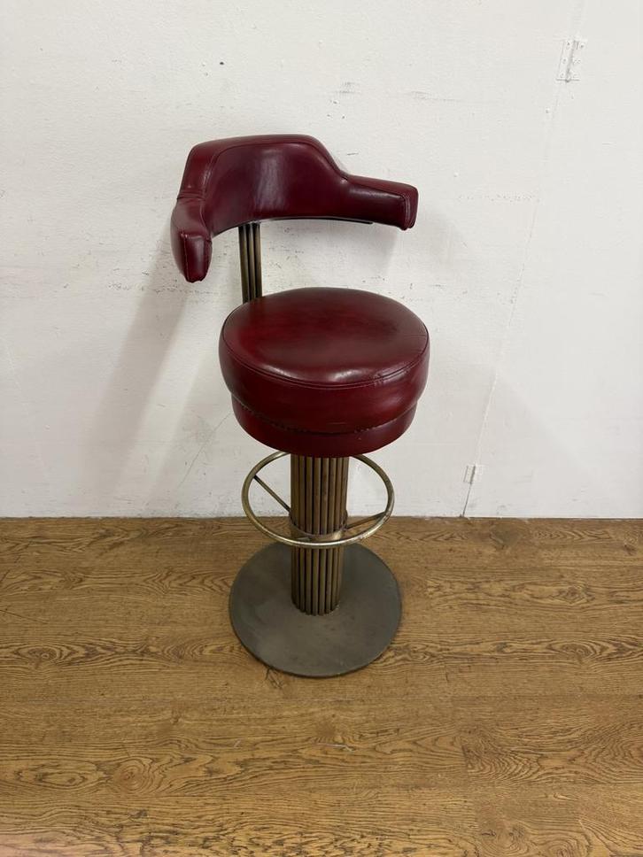 Vintage Barstoel - K985- Vintage/Café, Maison & Meubles, Tabourets de bar, Enlèvement