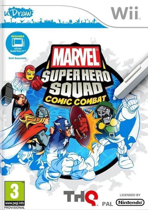 uDraw Marvel Super Hero Squad Comic Combat (Nintendo wii, Games en Spelcomputers, Spelcomputers | Nintendo Wii, Ophalen of Verzenden