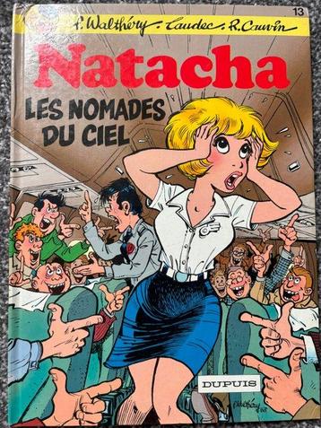 Natacha T13 - Les Nomades du ciel + dédicace - C - 1 Album - beschikbaar voor biedingen