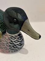 Lokeend - Anatra Europa, ca. 1950–1960– Legno Scolpito e